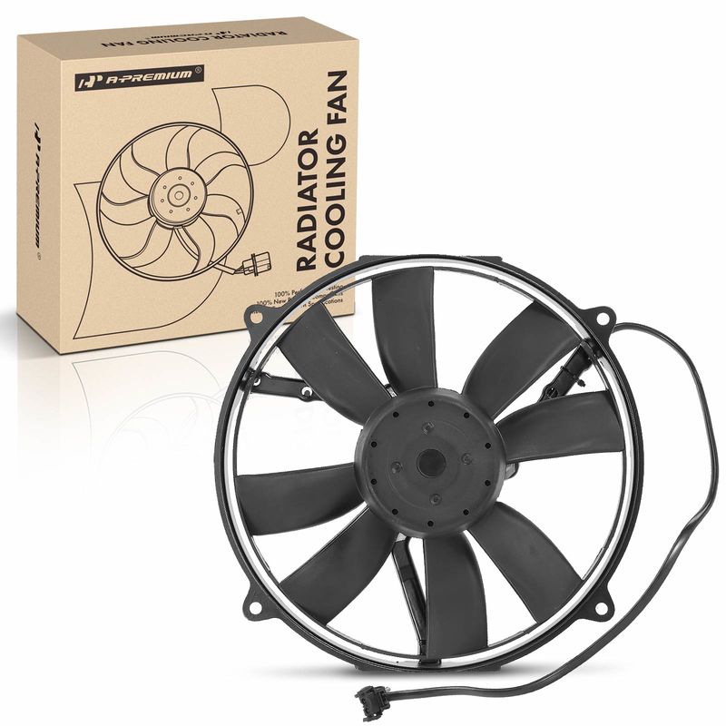 Right A/C Condenser Cooling Fan Assembly for Mercedes-Benz W202 C220 94-97 C280