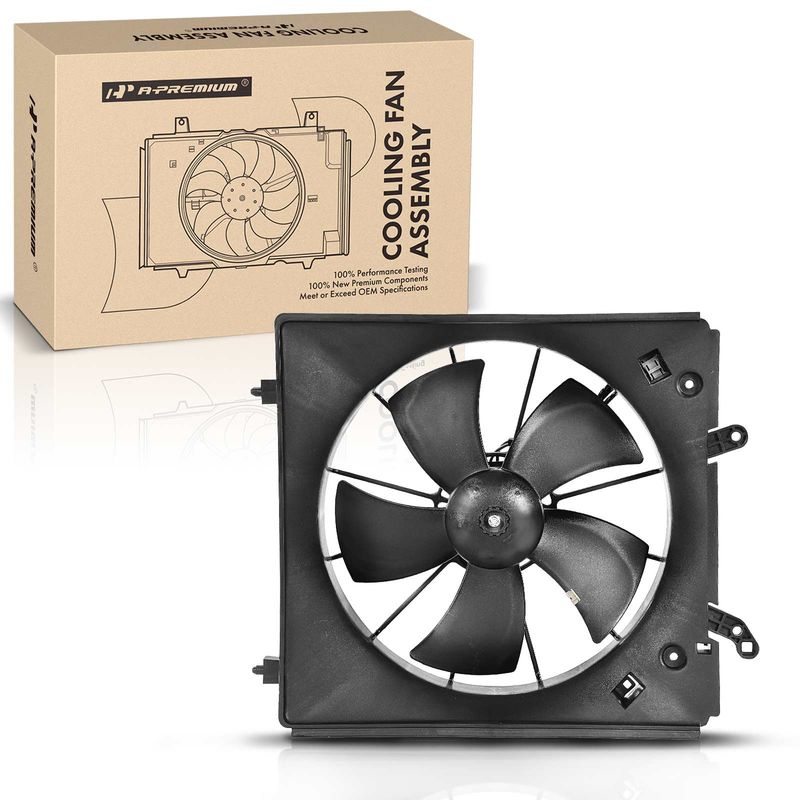 Engine Radiator Cooling Fan Assembly with Shroud for Honda Accord 98-02 Acura CL