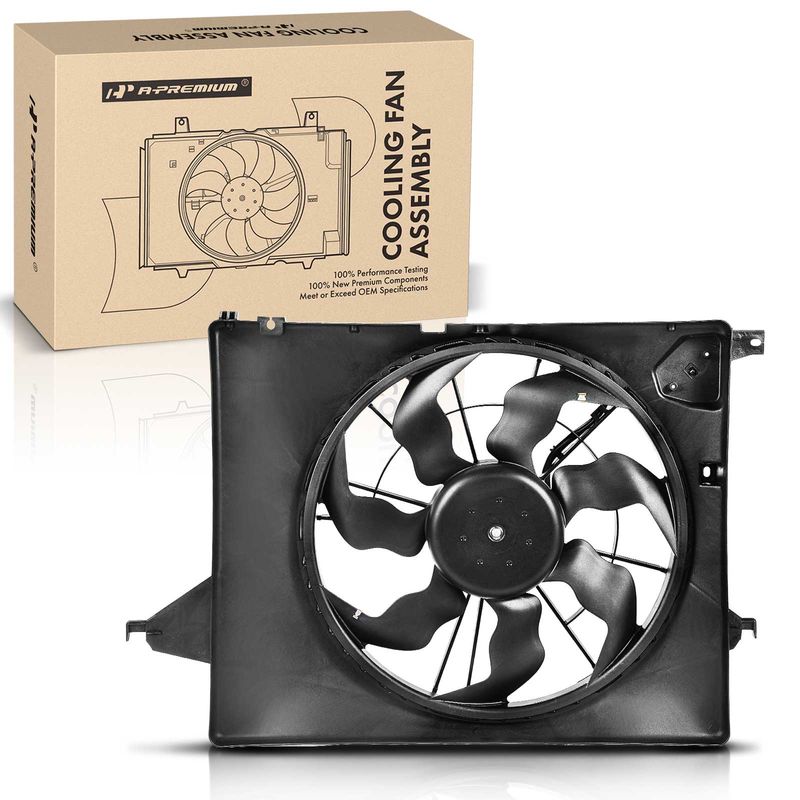 Engine Radiator Cooling Fan Assembly for Hyundai Santa Fe 2013-2018 Kia Sorento