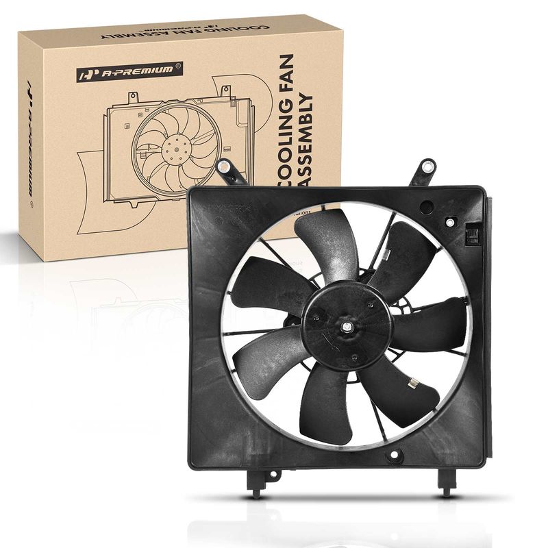 Engine Radiator Cooling Fan Assembly with Shroud for Acura RSX 2002-2006 L4 2.0L