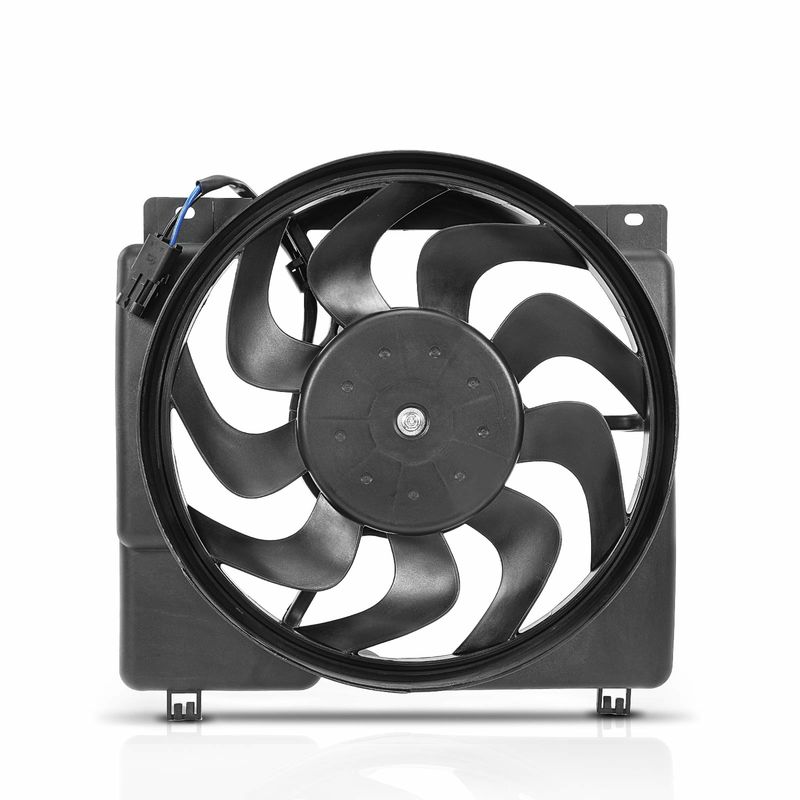 Engine Radiator Cooling Fan Assembly with Shroud for Jeep Cherokee 87-01 Comanche