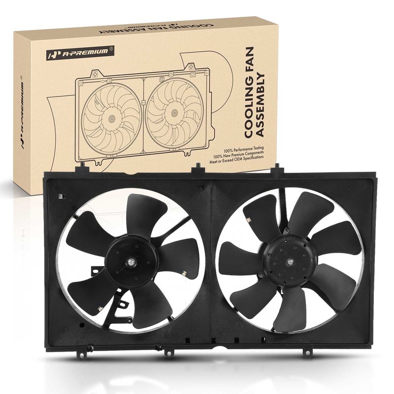 Engine Radiator Cooling Fan Assembly for Mitsubishi Lancer 2008-2015 L4 2.0L