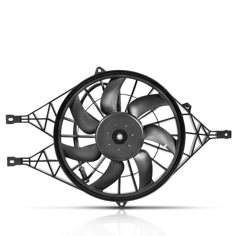 Engine Radiator Cooling Fan Assembly with Shroud for Dodge Durango 2000-2003