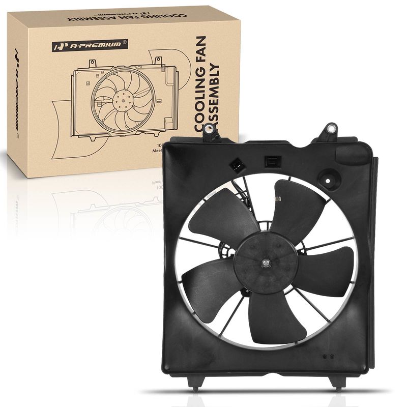 Engine Radiator Cooling Fan Assembly with Shroud for Honda CR-V 2010-2011