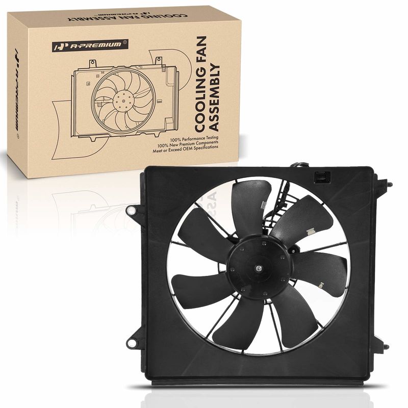 Engine Radiator Cooling Fan Assembly for Acura TSX 2009-2014 Honda Accord