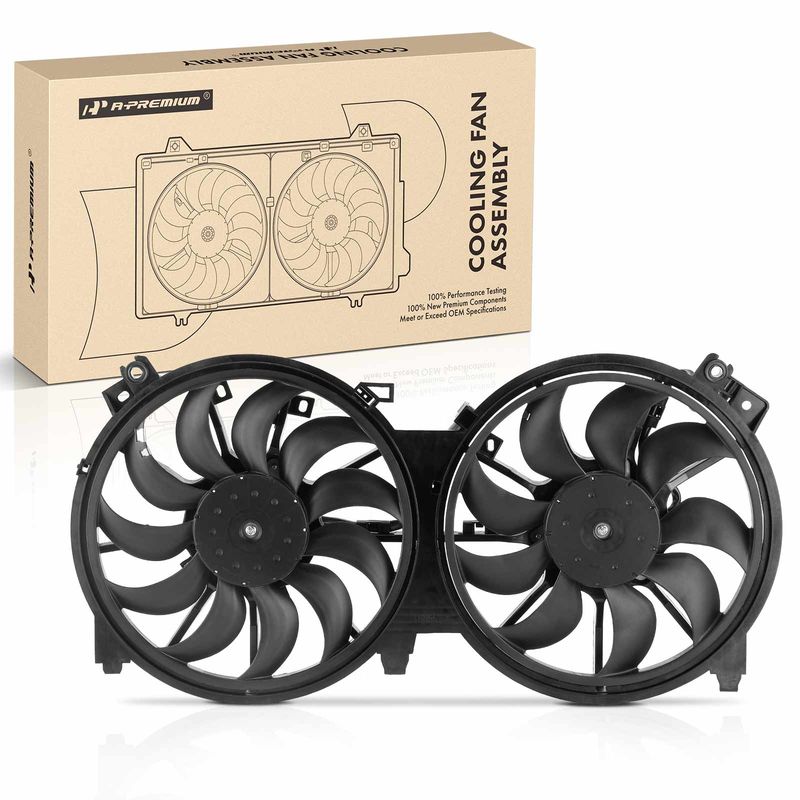 Engine Radiator Cooling Fan Assembly with Shroud for Nissan Altima 2007-2018