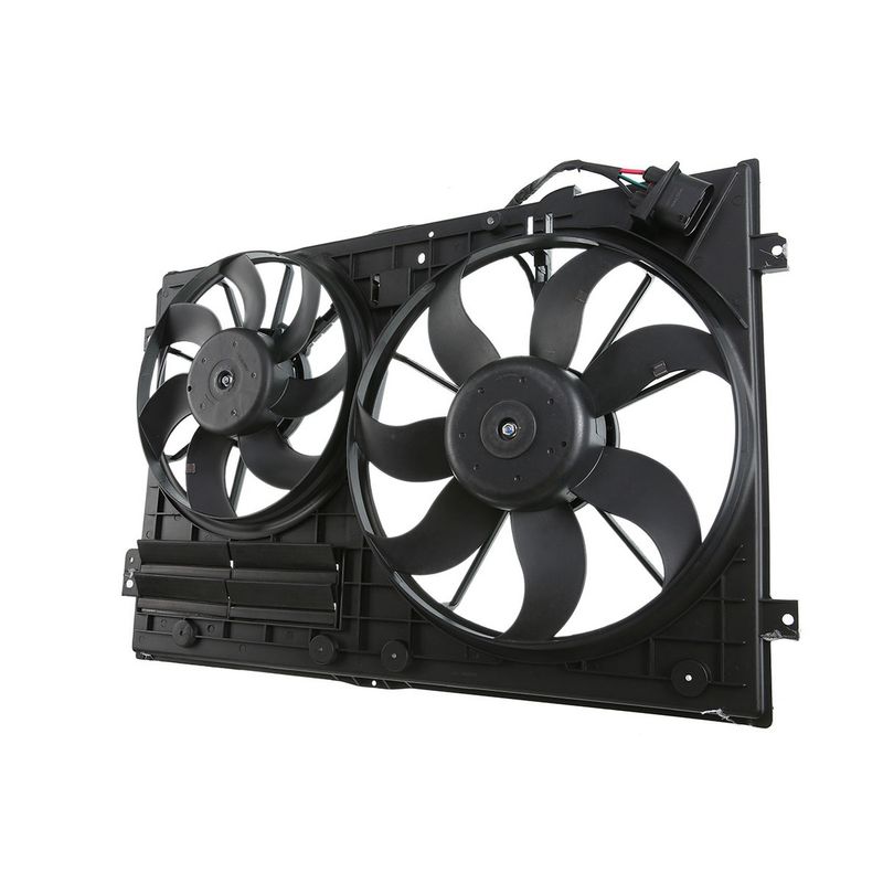 Radiator Engine Cooling AC Fan Assembly for Audi VW A3 TT CC Tiguan Passat Bora