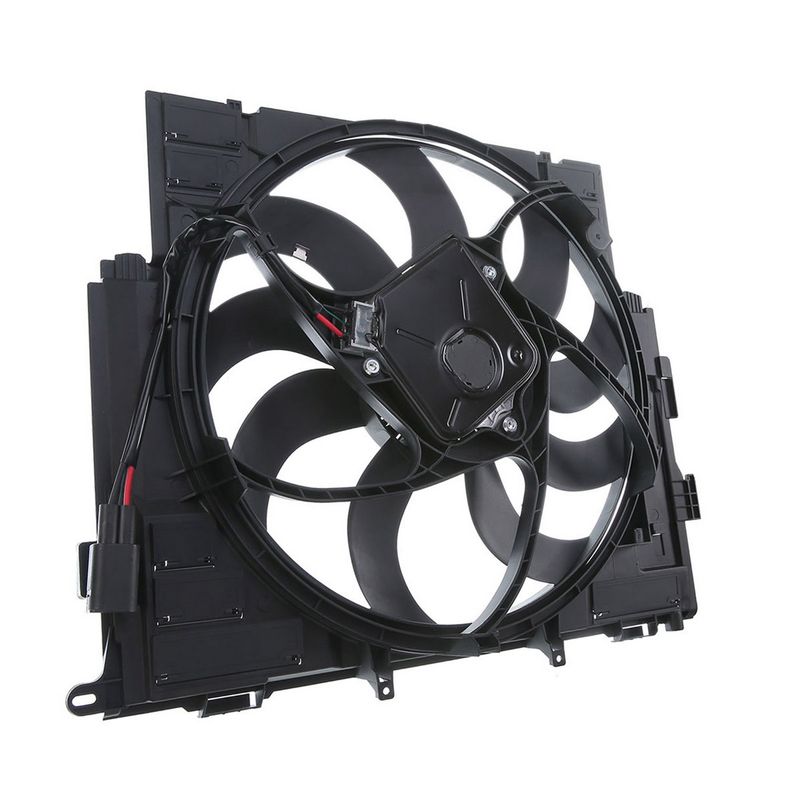 Radiator Cooling Fan Assembly w/ Motor for BMW F10 528i 528i xDrive 2012-2016