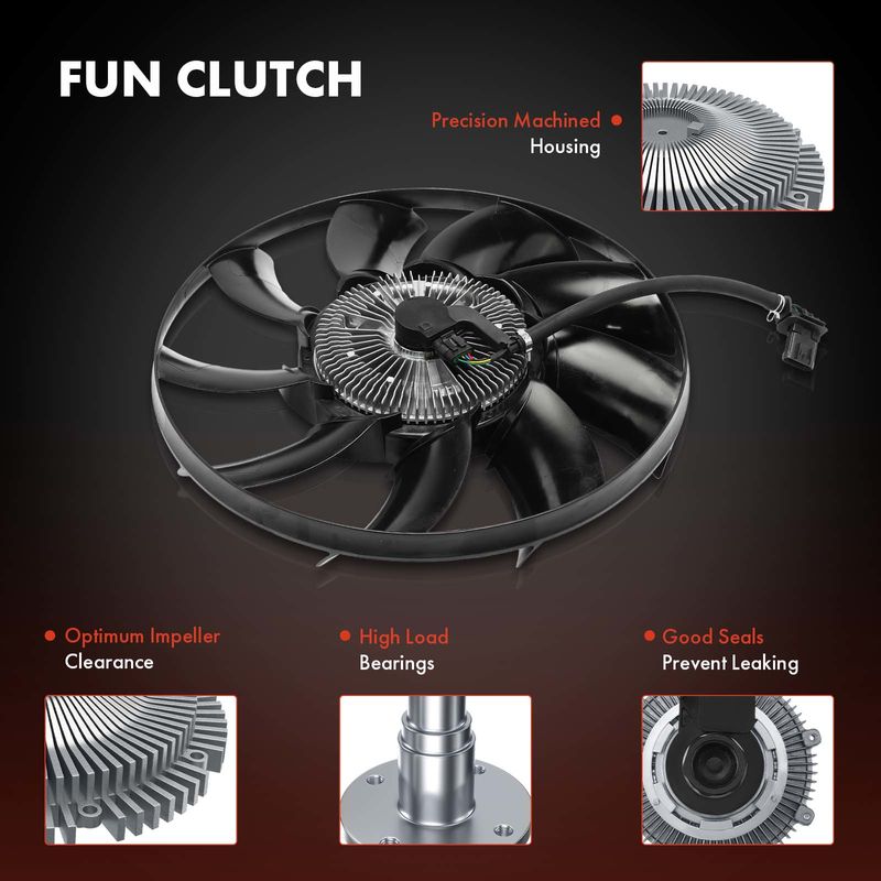 Radiator Fan Clutch for Land Rover LR4 14-16 Range Rover Sport Discovery Sport