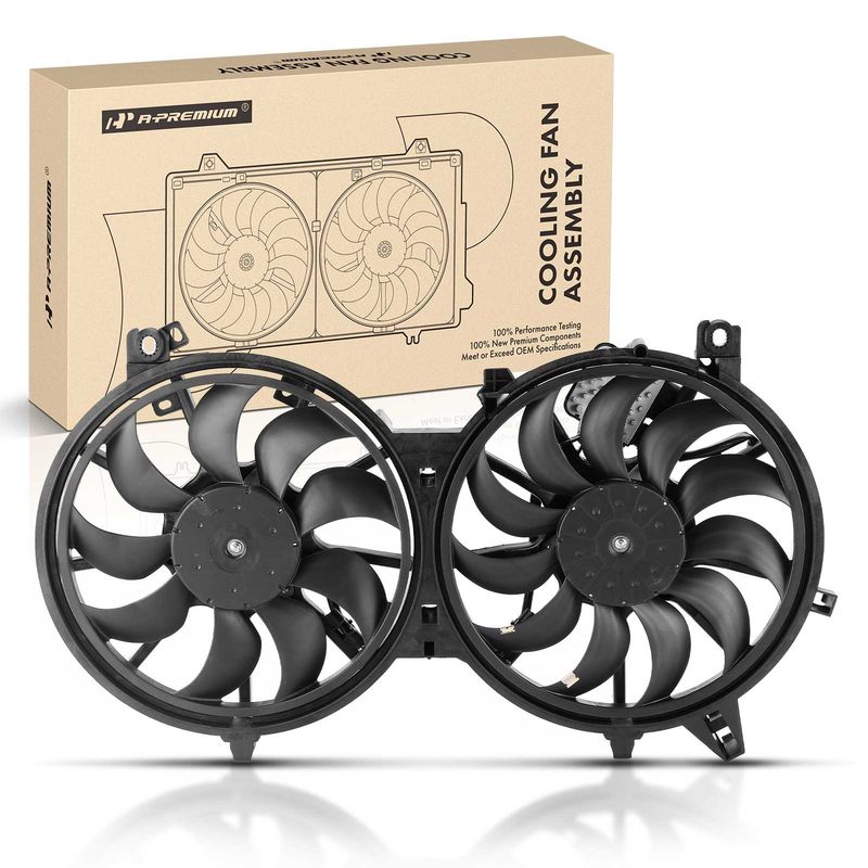 Engine Radiator Cooling Fan Assembly for Nissan 370Z 2009-2020 INFINITI G35 Q60