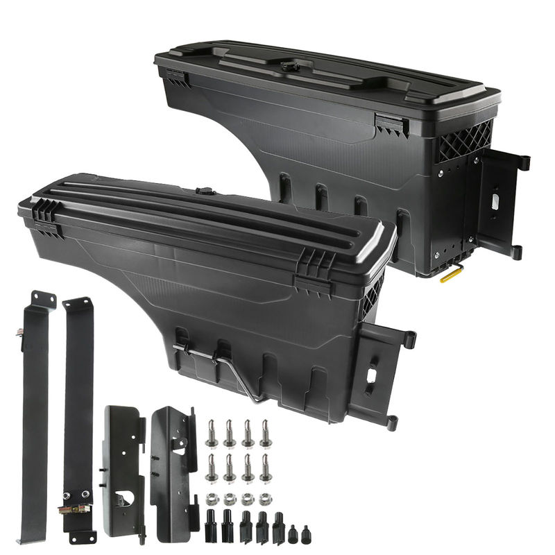2x Rear Truck Bed Storage Box Toolbox for Toyota Tundra 2007-2020