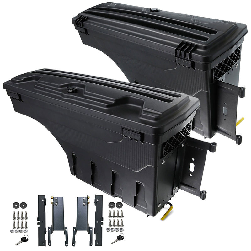 2x Rear Truck Bed Storage Box Toolbox with Lock for Ford F-150 2015-2019