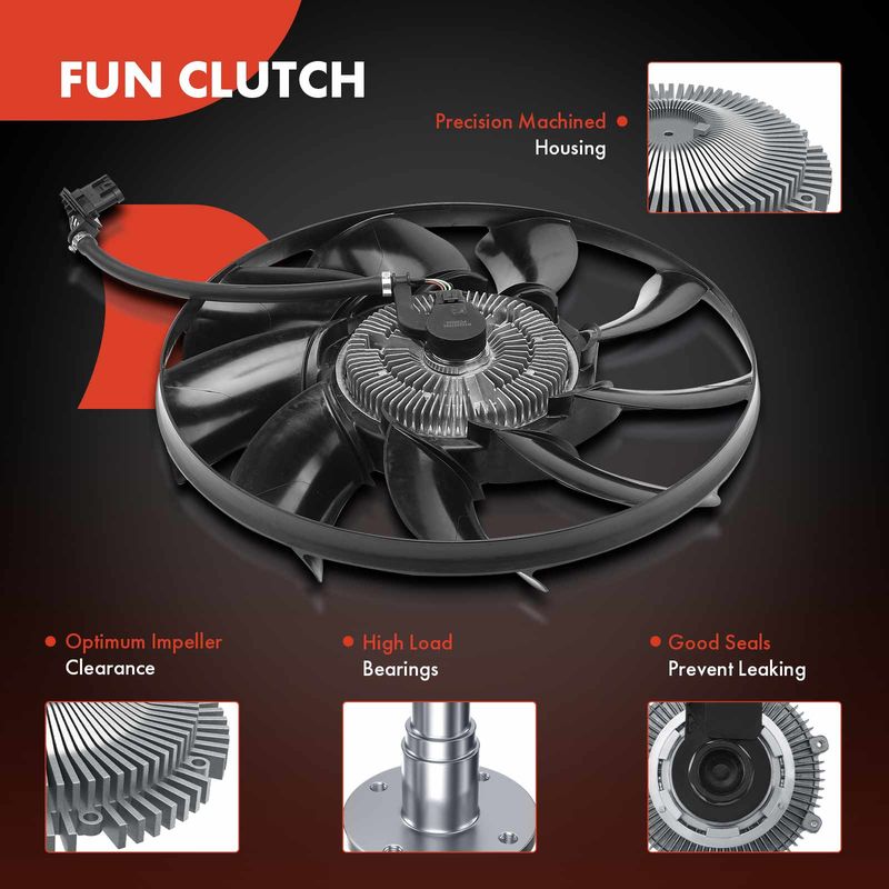 Radiator Fan Clutch for Land Rover LR3 2005-2009 Range Rover Sport 2006-2009