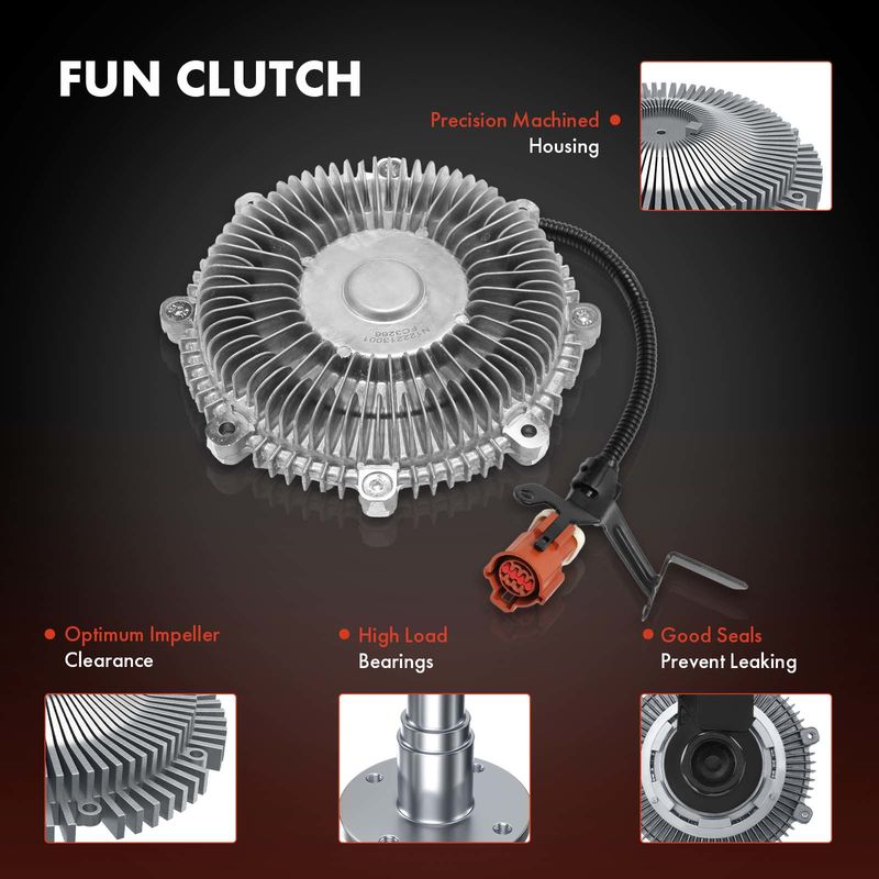 Radiator Fan Clutch for Ford F-150 2009-2010 Expedition 2009 Lincoln Navigator