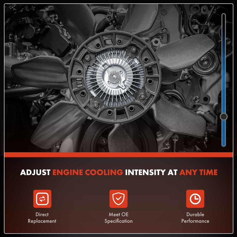 Radiator Fan Clutch Standard Duty for INFINITI J30 1993-1997 V6 3.0L