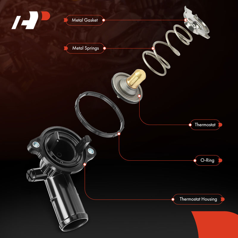 Thermostat Housing Assembly for Jeep Grand Cherokee Wrangler 12-18 Dodge V6 3.6L