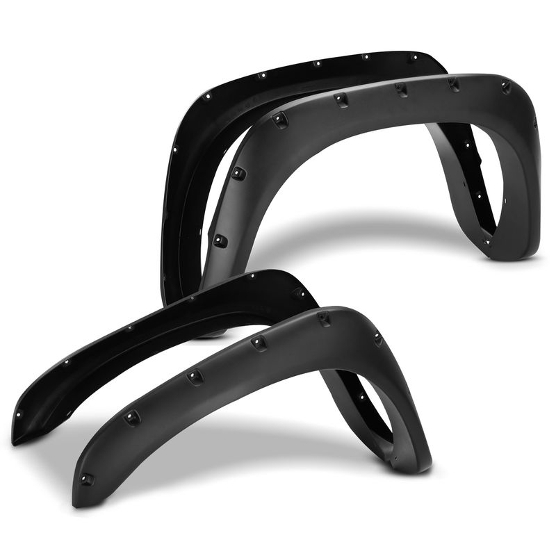 4x Front & Rear Pocket Style Fender Flare for Dodge Ram 1500 2500 3500 4000