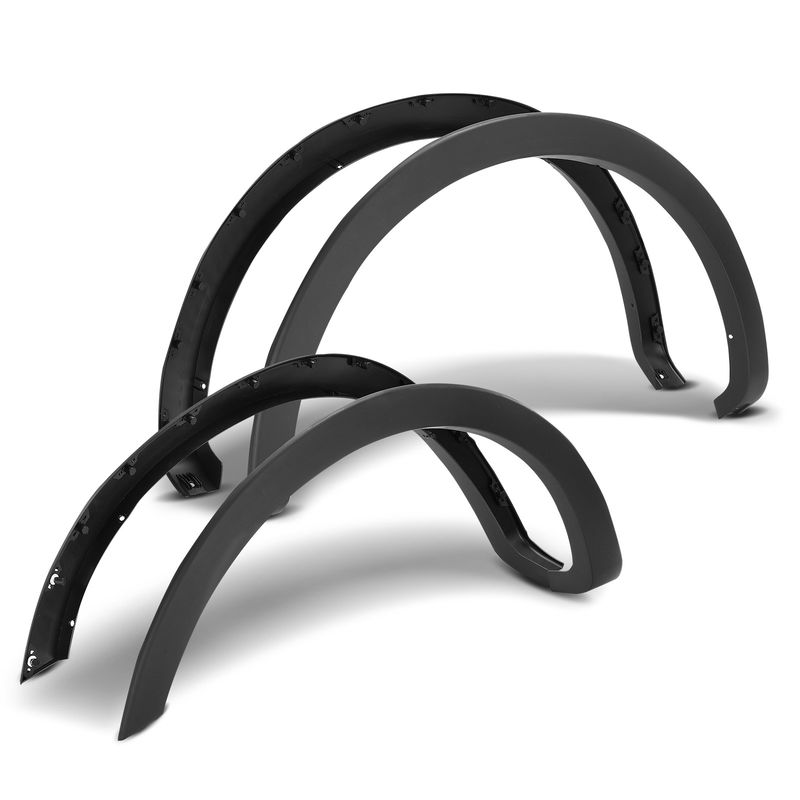 4x Front & Rear OE Factory Style Shiny Fender Flare for Ford F-150 2004-2008