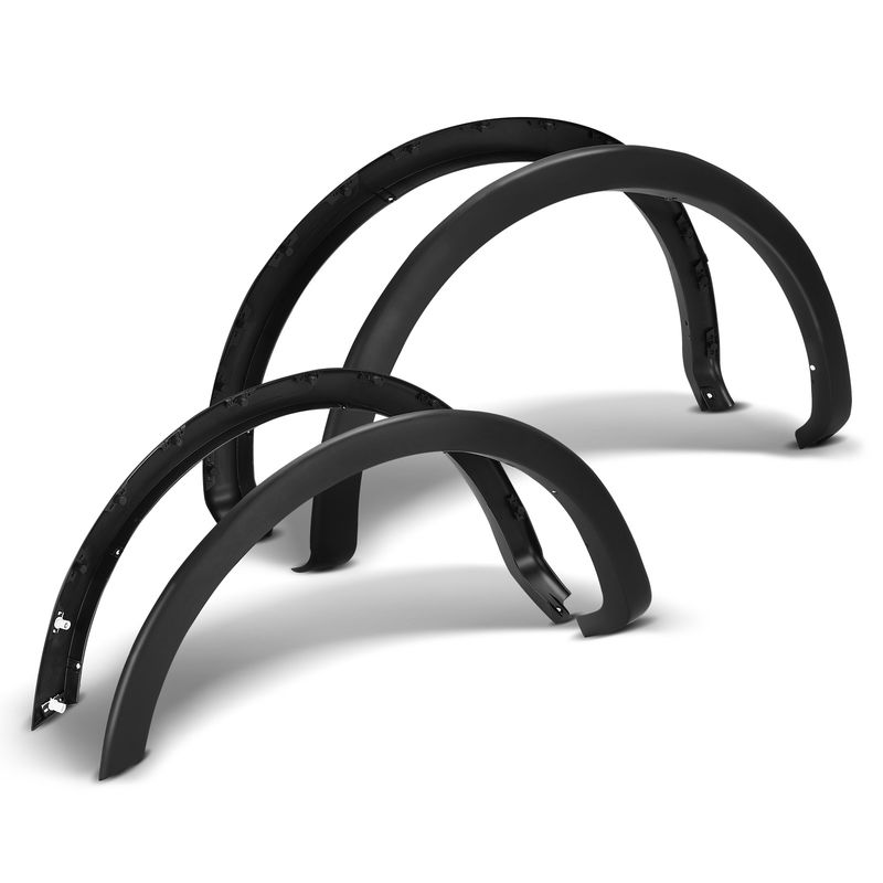 4x Front & Rear OE Factory Style Shiny Fender Flare for Ford F-150 2009-2014