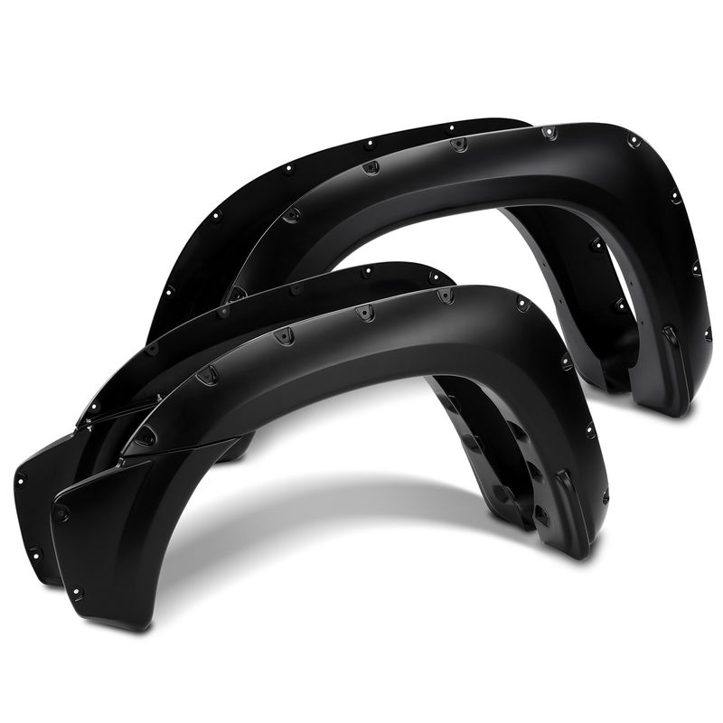 4x Front & Rear Pocket Rivet Style Fender Flare for Toyota Tacoma 2012-2015