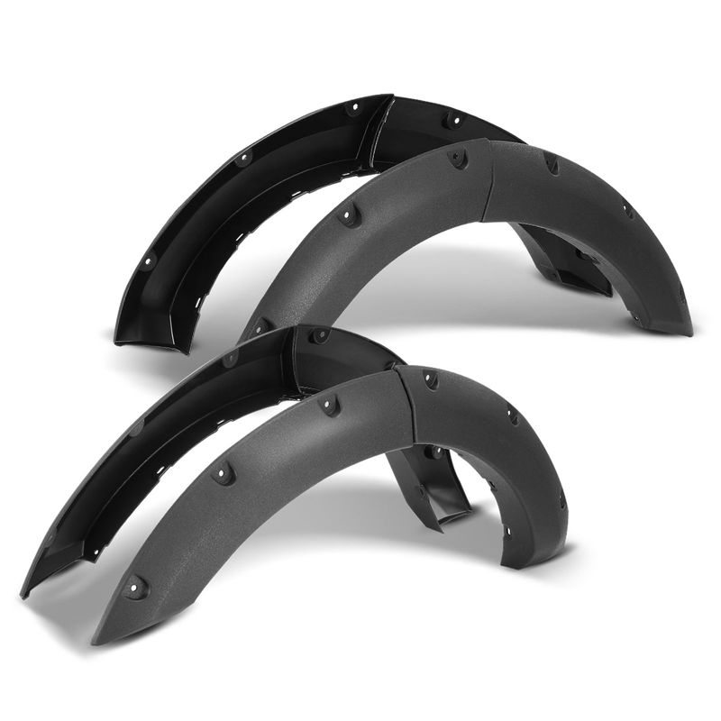 4x Front & Rear Pocket Style Textured Fender Flare for Ford Bronco 2021-2023 SUV