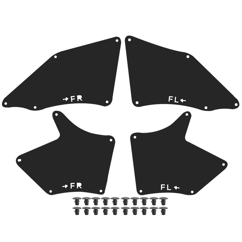 4x Front Fender Liners Seal Flaps Guard Splash Shield for Toyota Tacoma 05-20