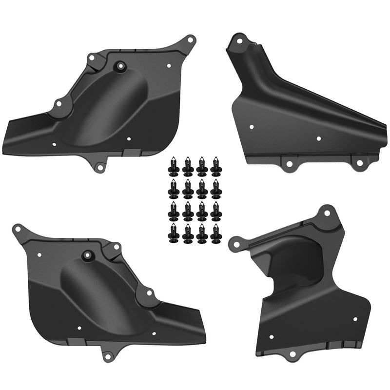 4x Front Fender Liners Seal Guard Splash Shield for Toyota Land Cruiser 07-20