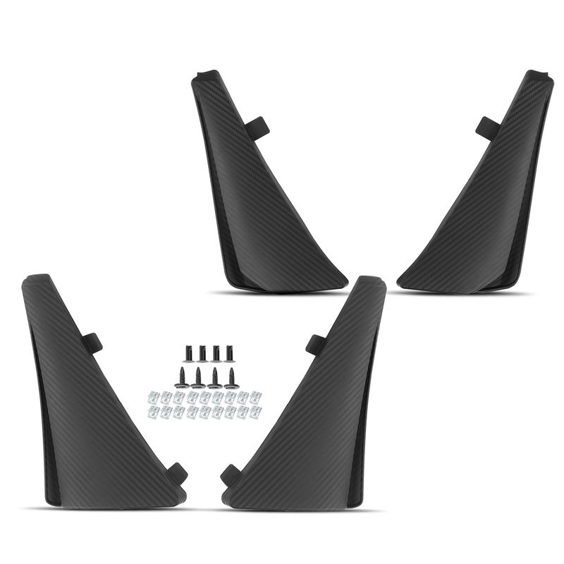 4x Mud Flaps Splash Guards for Chevy Corvette Stingray 2020-2022