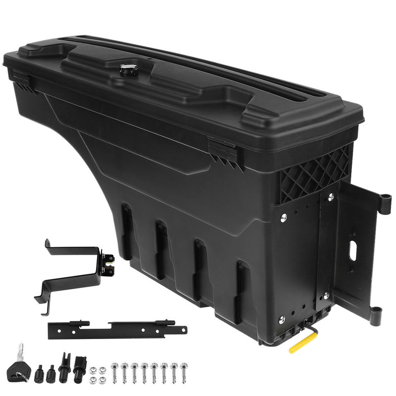 Rear Passenger Truck Bed Storage Box ToolBox for Silverado Sierra 1500 2019-2021
