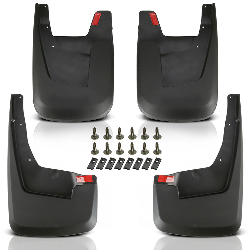 Mud Flaps Splash Guards without Fender Flares for Ram 1500 2019 2020 2021 Pickup