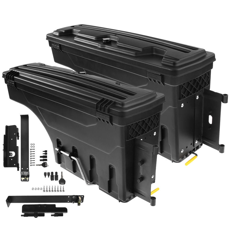 2x Rear Truck Bed Storage Box Toolbox for Ford F-150 1997-2014