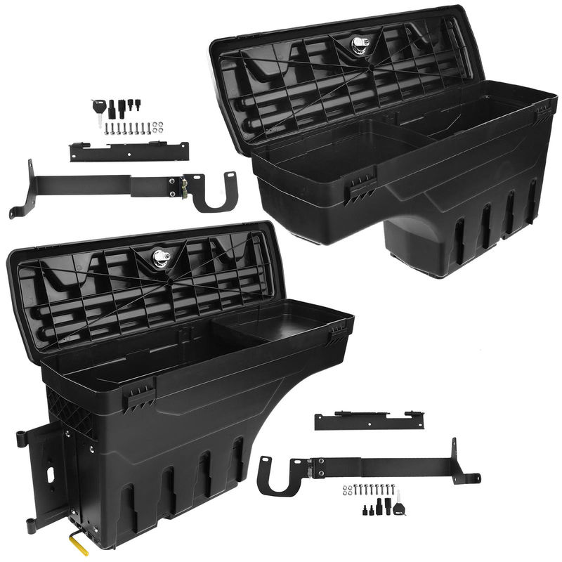 2x Rear Truck Bed Storage Box Toolbox for Ford Ranger 2019-2021