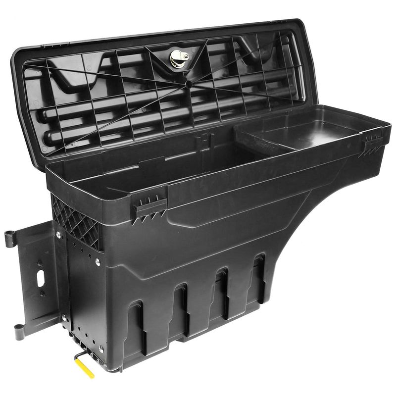 2x Rear Truck Bed Storage Box ToolBox for Ram 1500 2019-2021 New Body Style
