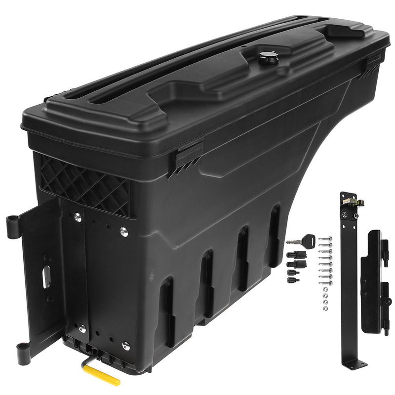 Rear Driver Truck Bed Storage Box ToolBox for Ford F-150 1997-2014 Styleside Bed