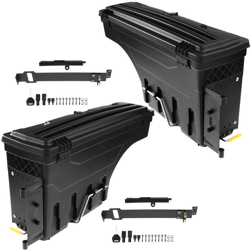 2x Rear Truck Bed Storage Box Toolbox for Nissan Titan Titan XD 2016-2021
