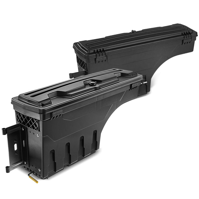 2x Left & Right Lockable Storage Box Truck Bed Tool Box for Ford F-150 2020 2021