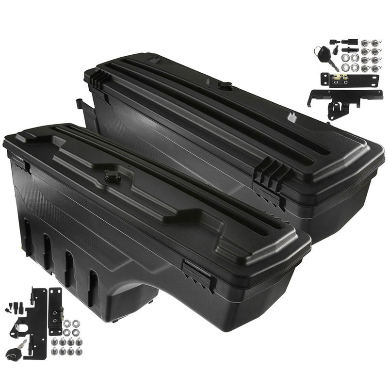 2x Driver & Passenger Truck Bed Storage Box Toolbox for Toyota Tacoma 2005-2020