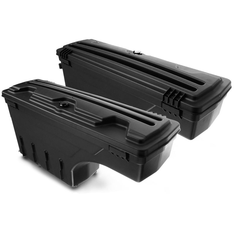 2x Left & Right Lockable Storage Truck Bed Tool Box for Dodge Ram 1500 2500 3500