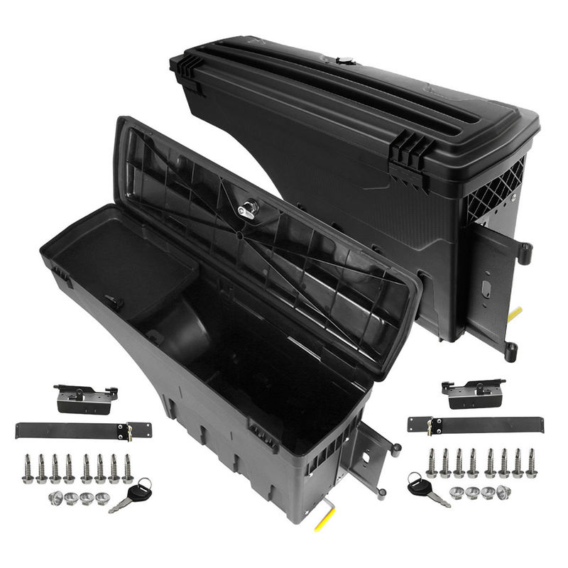 2x Left & Right Lockable Storage Truck Bed Tool Box for Dodge Ram 1500 2500 3500