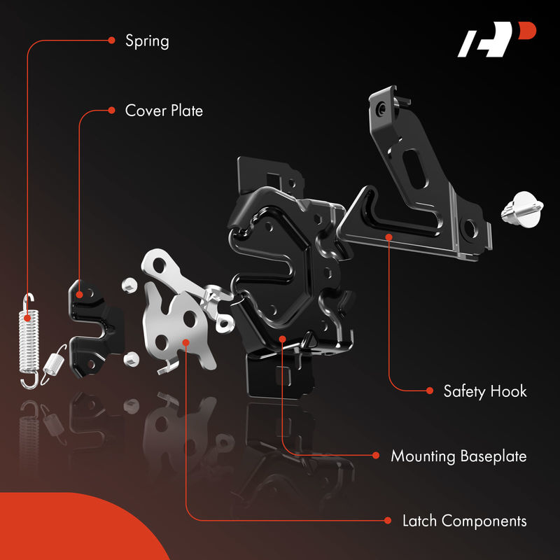 Front Hood Latch Lock for Ram 1500 2014-2022 2500 2014-2015 with Remote Start