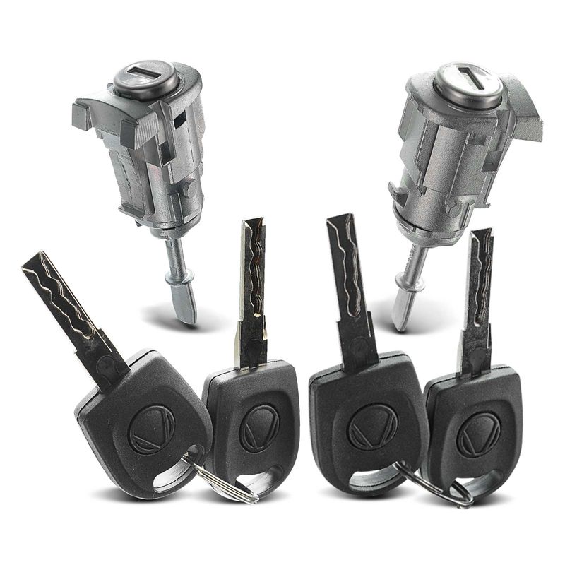2x Front Door Lock Actuator for Volkswagen Golf Jetta 1997-2006