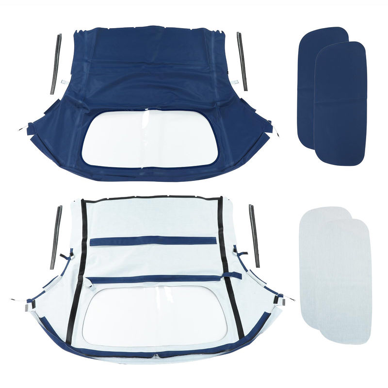 Blue Convertible Soft Top with Glass Window for Porsche Boxster 1997-2002