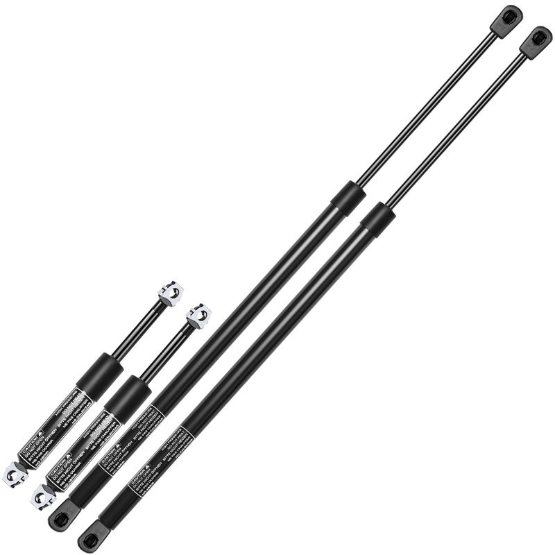 4x Hood & Tailgate Lift Supports Shock Struts for Chevrolet Corvette 1984-1987