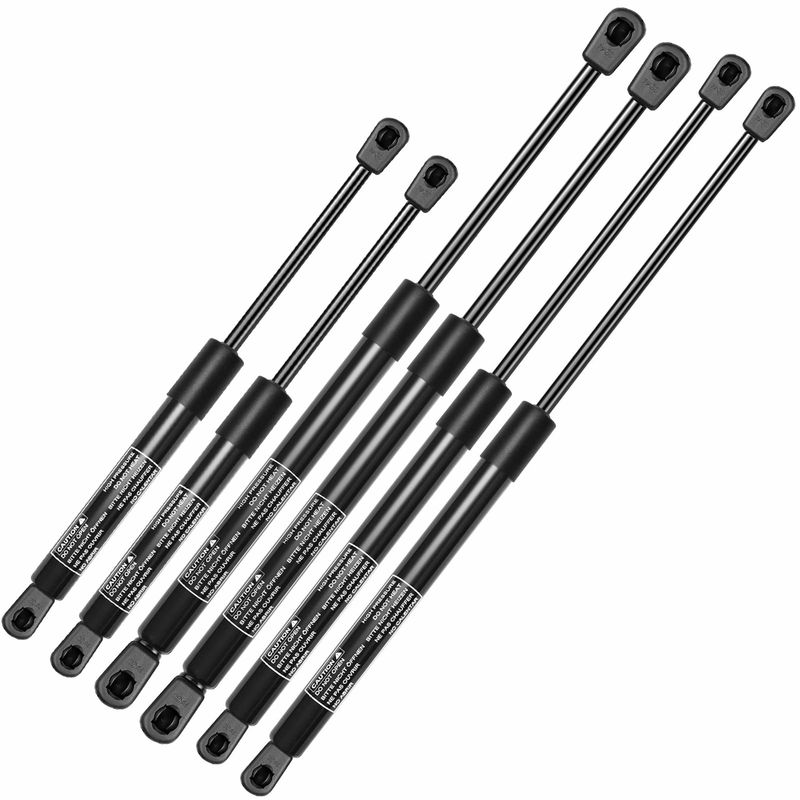 6x Hood & Tailgate & Window Lift Supports Shock Struts for Kia Sorento 03-09