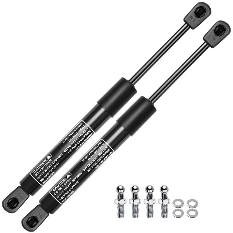 2x Universal Lift Supports Gas Struts Extended Length 12.20in. 8.66in. 24lbs
