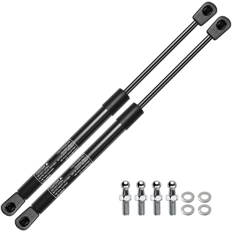 2x Universal Lift Supports Gas Struts Extended Length 19.69in. 12.20in. 100lbs