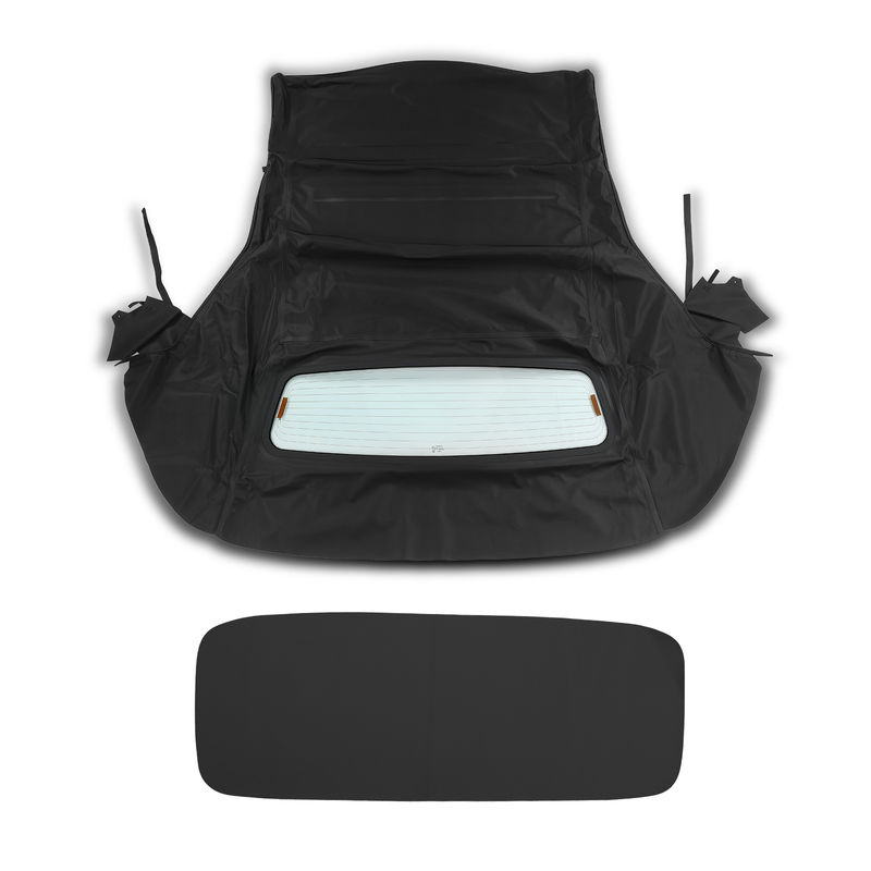Black Convertible Soft Top with Glass Window for Ford Mustang 2005-2014