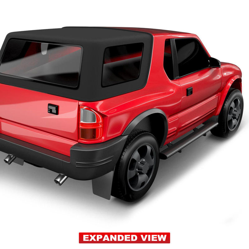 Convertible Soft Top for Isuzu Amigo 1998-2000 Rodeo 2000 2001 2002 SUV Black