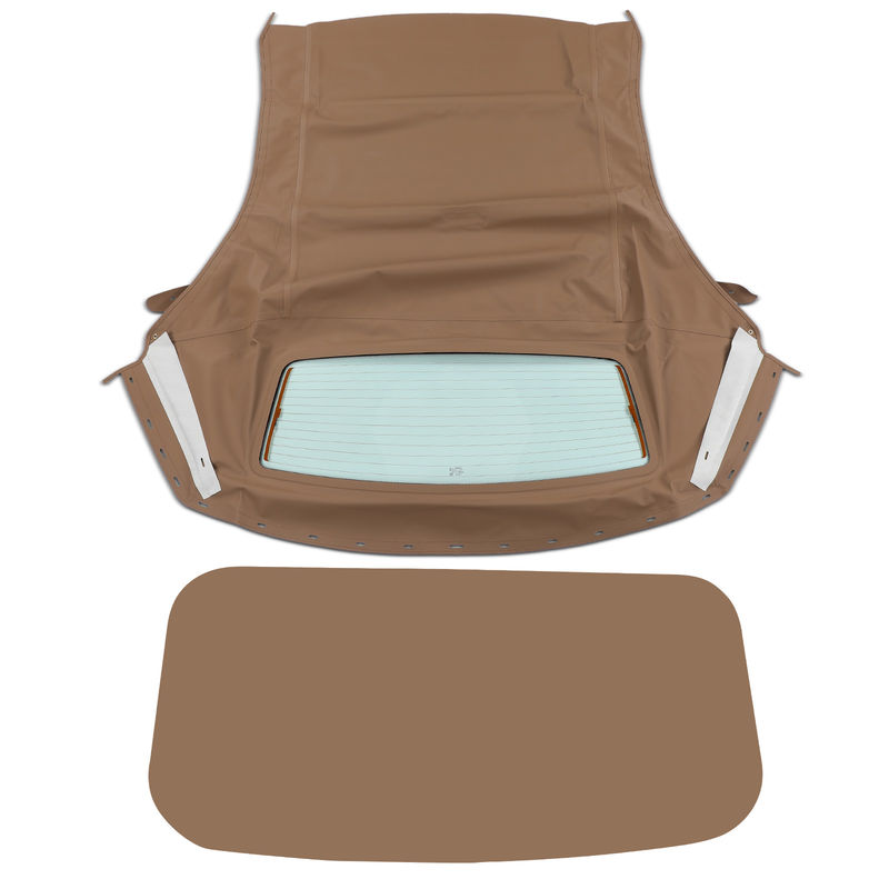 Tan Convertible Soft Top with Glass Window for Ford Mustang 1994-2004 Convertible