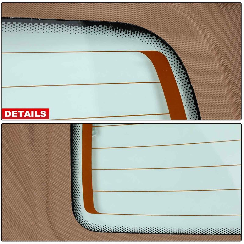 Tan Convertible Soft Top with Glass Window for Ford Mustang 1994-2004 Convertible